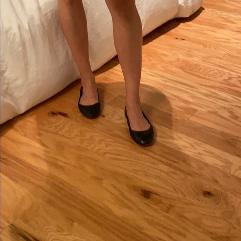 Tory Burch Black Flats